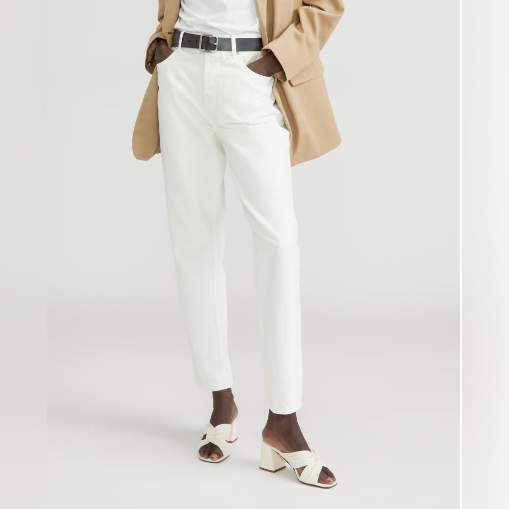 Everlane White 90’s Cheeky Jean